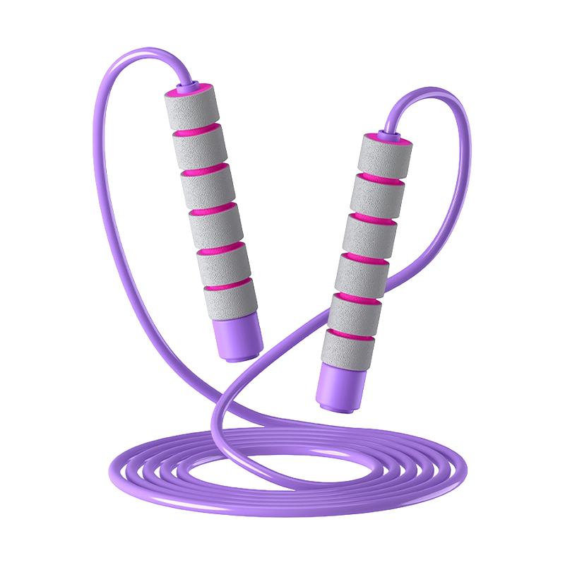Corda de pular com alça de esponja de corda de PVC TS-1 para crianças
