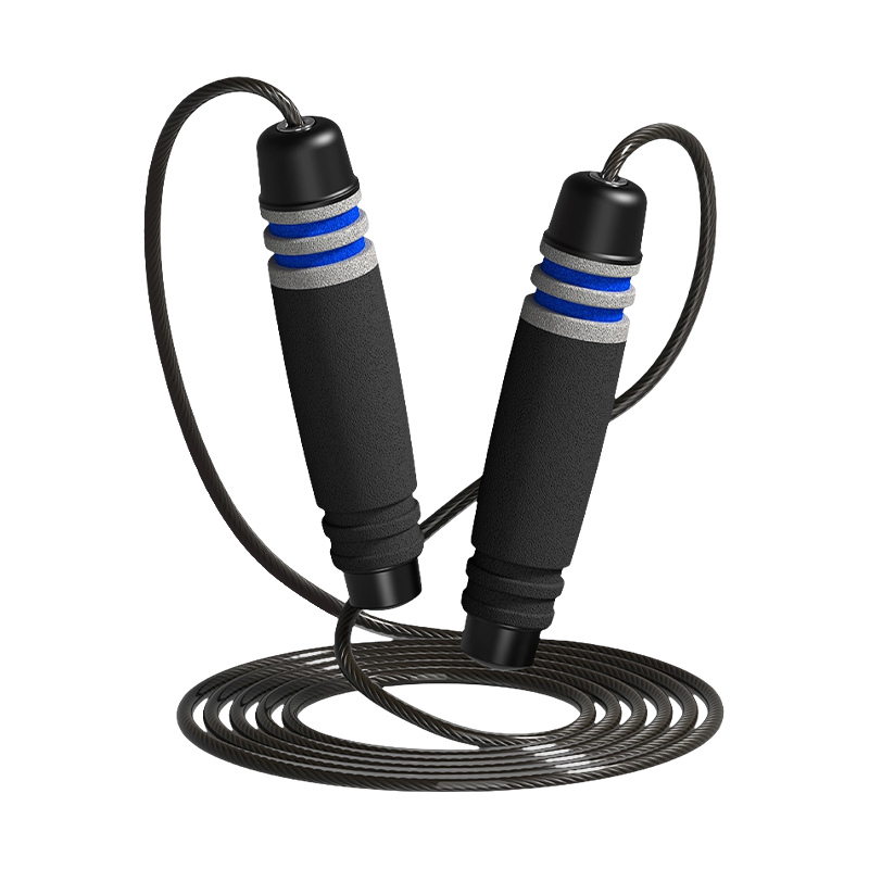 TS-3 Cor de Cabeça Única/7 Groove Tambor Forma Esponja Alça Pular Corda Para Adultos
