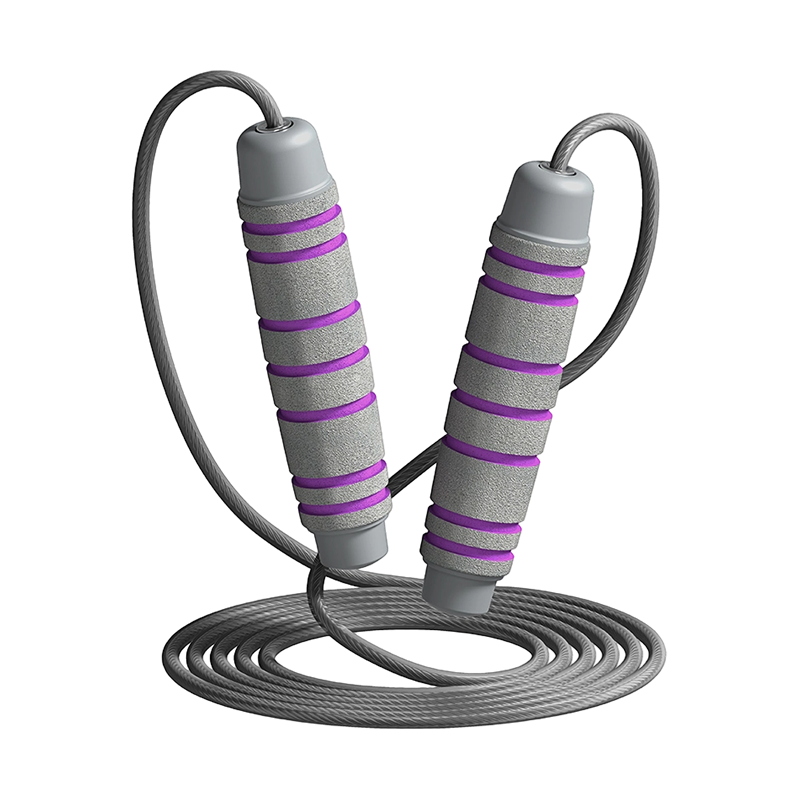 TS-3 Cor de Cabeça Única/7 Groove Tambor Forma Esponja Alça Pular Corda Para Adultos