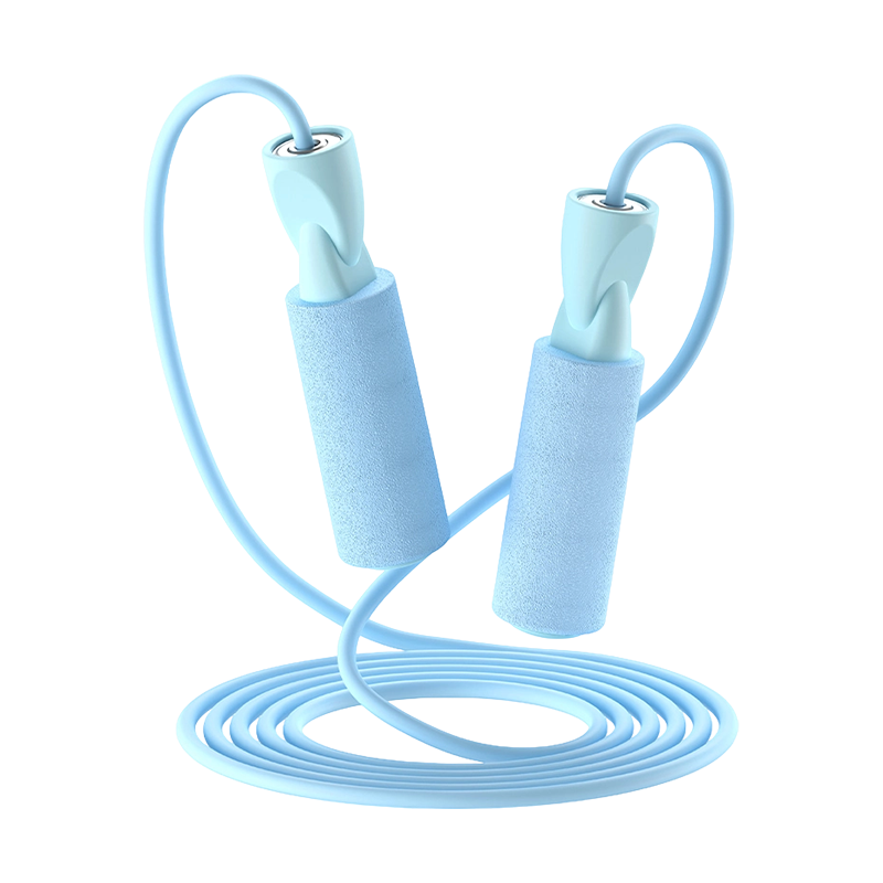 Corda de pular com cabo de esponja de espuma de cor TS-4/grafite de cor única para adultos